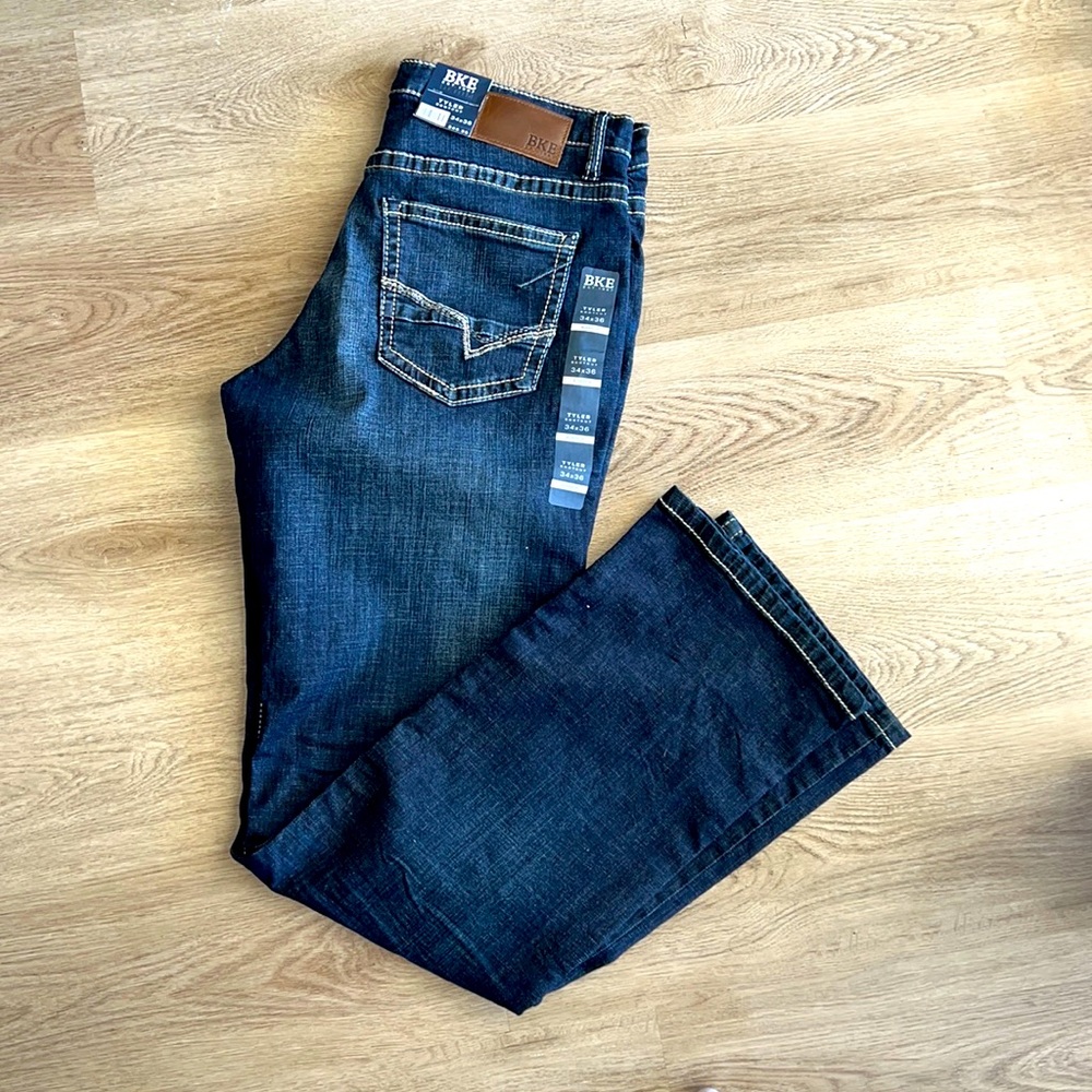 NWT BKE Jeans 34x36 Bootcut